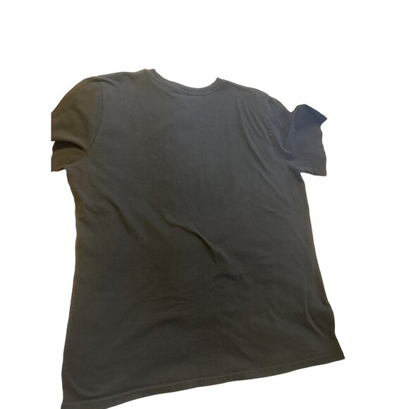 Kiss Band Graphic T-Shirt XXL Black With American Flag Lip Design Cotton Short S - Picture 4 of 4